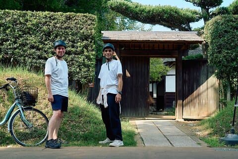 成田空港近郊でプライベート田園サイクリング&ファームBBQ体験