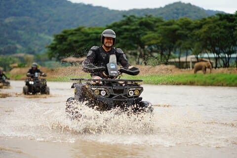 Chiang Mai ATV och White Water Rafting Adventure