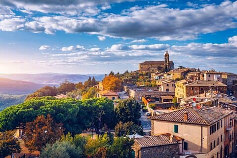 Toskana Weine & Mittagessen : Montepulciano & Montalcino Erlebnis