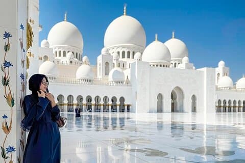 Private Abu Dhabi City Tour Mosque Qasr Al Watan and Louvre