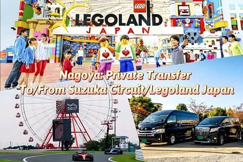 Nagoya: Private Transfer To/From Suzuka Circuit/Legoland Japan
