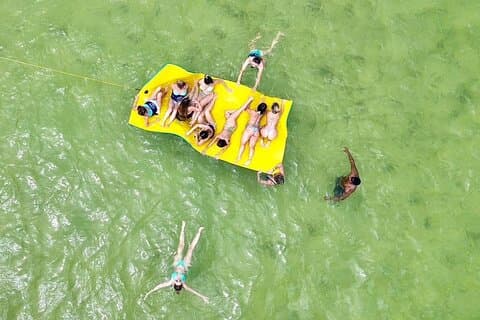 Party Booze Boat Fiesta Sand Bar-Snorkeling-Music-Drinks-Dancing