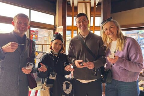 金沢の味覚（近江町市場とひがし茶屋での試食）