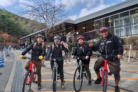 Osaka Half-day E-bike Adventure: Minoh Falls & Katsuoji Temple