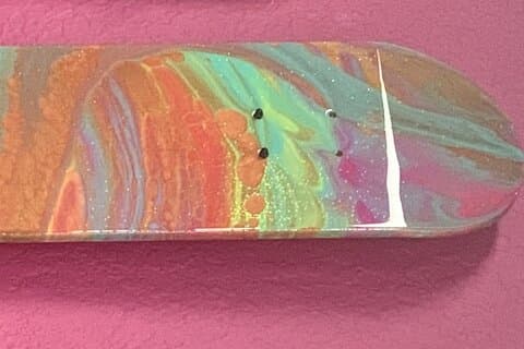 Fluid kunst Skateboard oplevelse