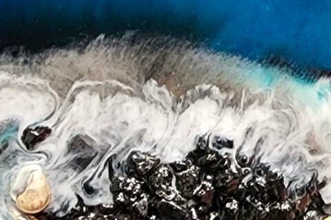Resin Beach Scene Experience