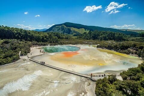 Rotorua Highlights Tour : Waiotapu, déjeuner et add-on au départ d'Auckland