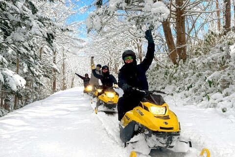 Snowmobile Adventure in Hokkaido Beginner Friendly