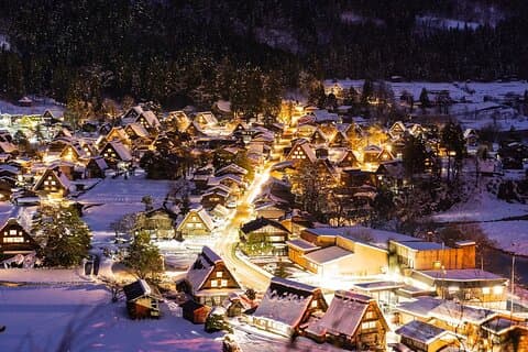 3-dages tur fra Osaka til Shirakawa-go