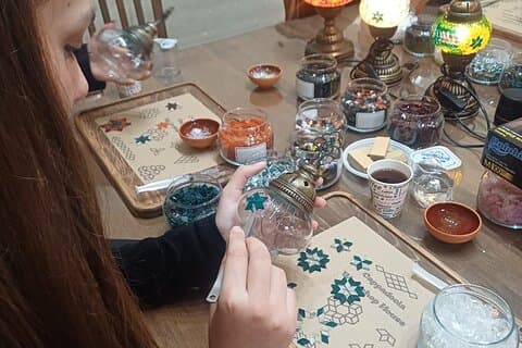Turkish Mosaic Lamp Making in Cappadocia
