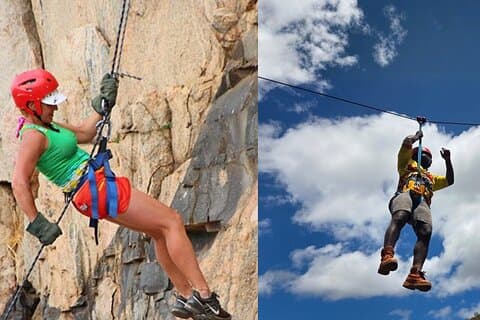 Stanford Hills Abseiling and Zip Line Adventure Combo