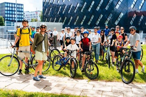 Tour in bici privato della Vilnius alternativa
