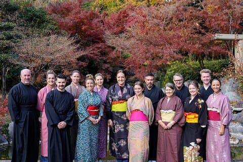 I Heritage hjem Sando-te, blomster, Shodo - dypt innarbeidet