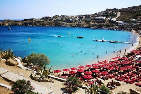 Visite privée des hauts lieux de Mykonos avec Beach Time