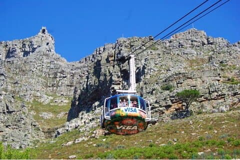 Billet og transport til Table Mountain Colorful Bo Kaap Halvdagstur