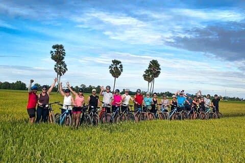 Paseo en bicicleta por el campo de Sunset Siem Reap