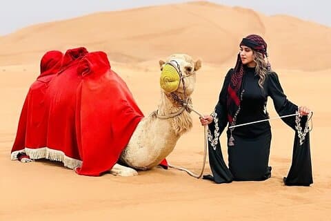 Private Morning Desert Safari Dubai, Camel Ride & Sand Boarding