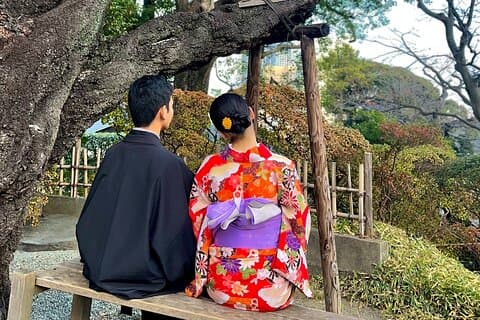 Experiencia de kimono y yukata en pareja en Yokohama