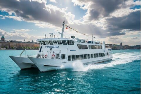 Stockholmsguidad skärgårdskryssning med Svenska Fika