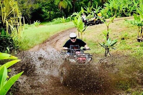 Roatan ATV Jungle Adventure Tour Chocolate Factory Beach Break