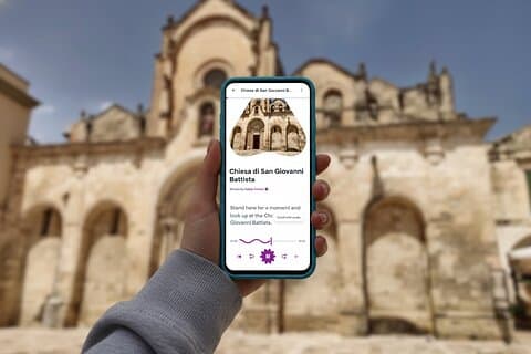 Självguidad rundvandring i Matera med audioguide