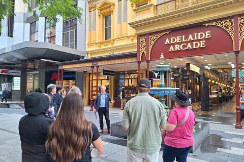 Komplett Adelaide-City promenad och marknadsupplevelse