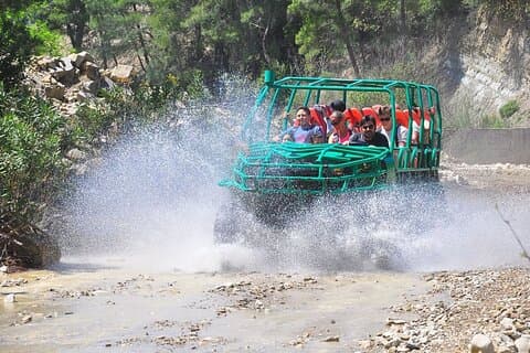 Antalya: Rafting, Buggy, Truck & Zipline with Lunch