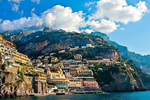 Pompeji & Amalfiküste Tagesausflug mit Positano oder Sorrent von Rom