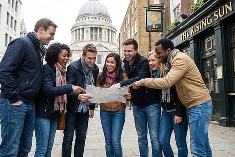 Um Bar Epic Crawl em Londres Reino Unido