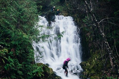 Activité canyoning à Port Alice