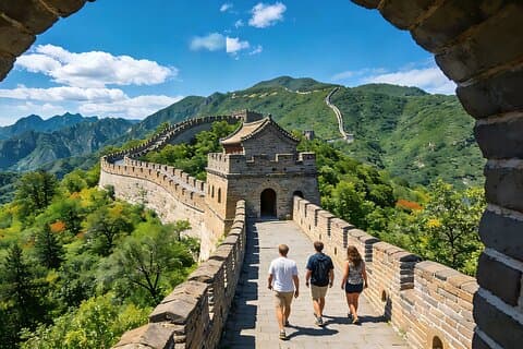 Privater Transferservice : Mutianyu und Huanghuacheng Great Wall
