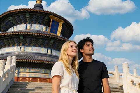 Privétour : Mutianyu/Badaling Grote Muur en Tempel van de Hemel