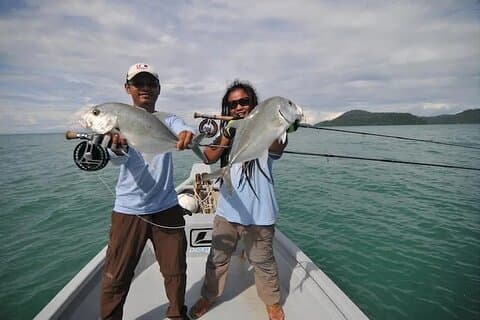 Del Langkawi fiske tur med privat alternativ