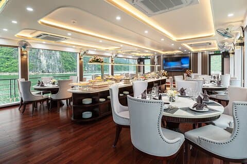 Halong Bay Full Day Luxury Cruise with Buffet Lunch
