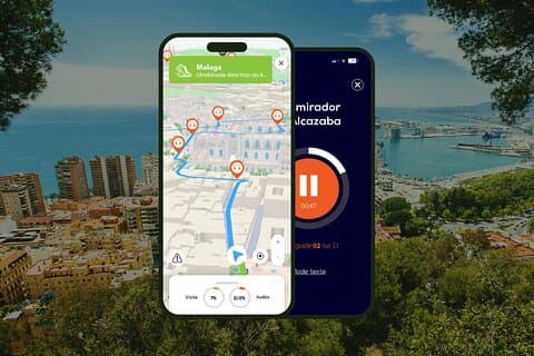 Audioguidet byvandring i Malaga: 2 timer og 15 minutter og 24 lydkommentarer