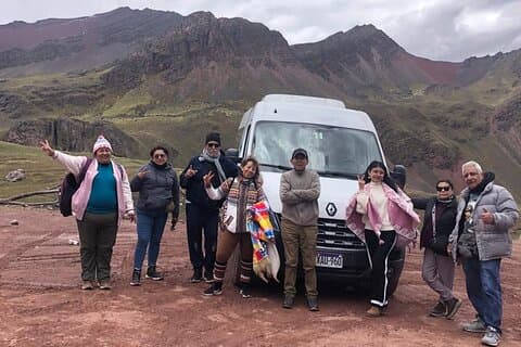 Transportation : 7 Colors Rainbow Mountain