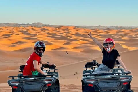 Quad Merzouga. Desert Quad bike and Sandboarding