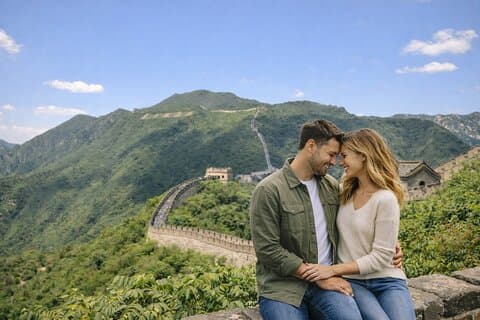 Mutianyu Great Wall Day Trip med engelsk chauffør og billetter