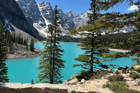 Moraine Lake og Lake Louise Dagstur fra Calgary Canmore Banff