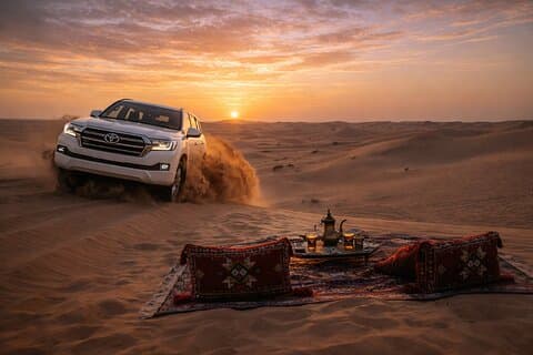 Doha woestijnsafari & traditionele Keshta-ervaring | Dune Bashing