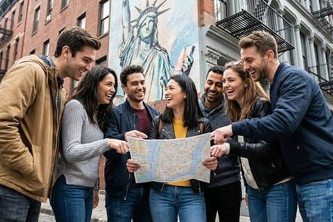 En spektakulær kunstvandring i New York City