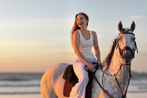 Horse Riding on Essaouira Beach Flexible Durations and Sunset