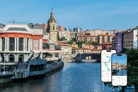 Billeder af Bilbao Old Town til Guggenheim
