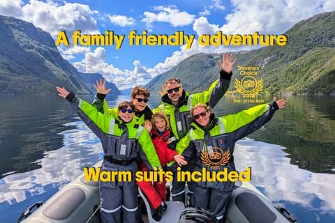 Private Cruise: Mostraumen by Zodiac or Lux Pontoon Boat