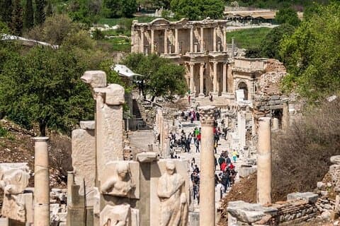 Efeze Privétour met traditioneel Turks bad voor cruisers