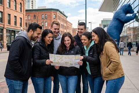 Fantastisk kunst tur i Denver med Guide til Denver Street Arts