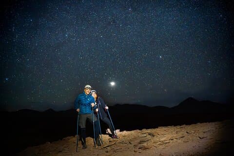 Trekking Nocturno en la Cordillera de la Sal