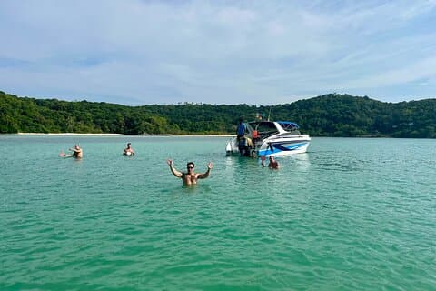 Avventura privata in motoscafo a Pig Island