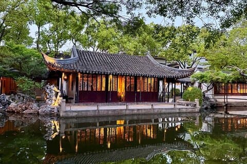 Tongli Watertown och Suzhou Garden privat dagstur