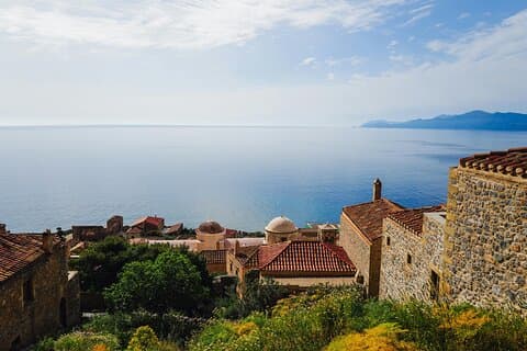 Privé luxe dagtrip naar Monemvasia, Mystras & Sparta vanuit Athene